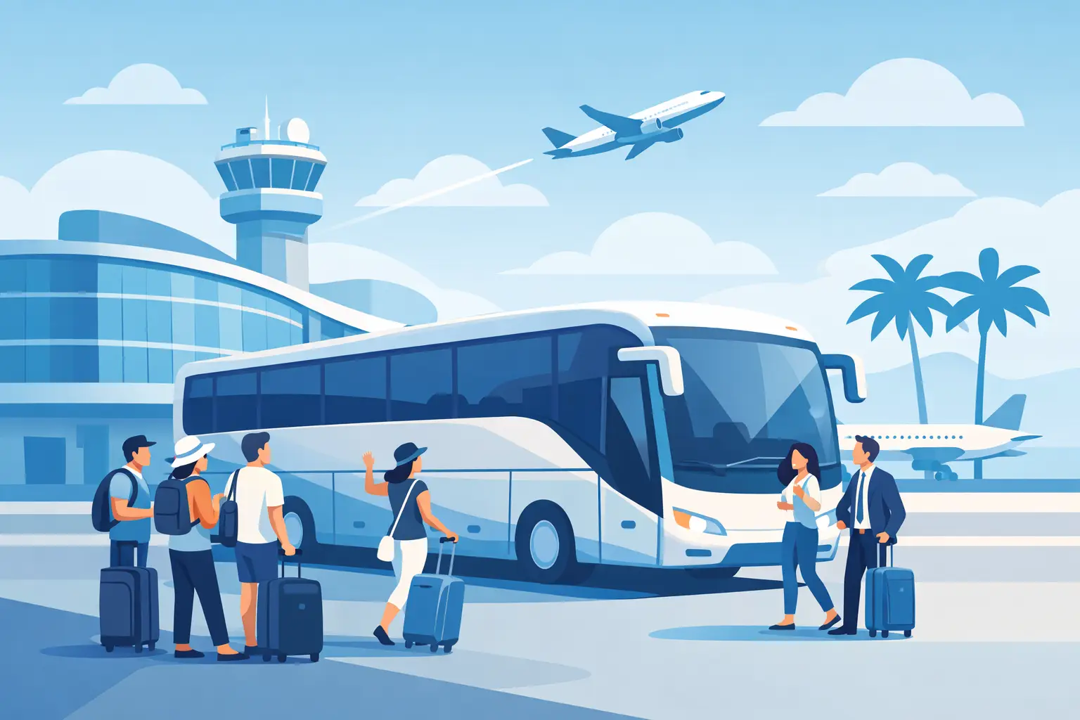 Read more about the article Airport Shuttle Bus for Stress-Free Group Travel