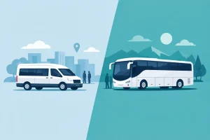 Read more about the article Minibus Hire Versus Coach Hire