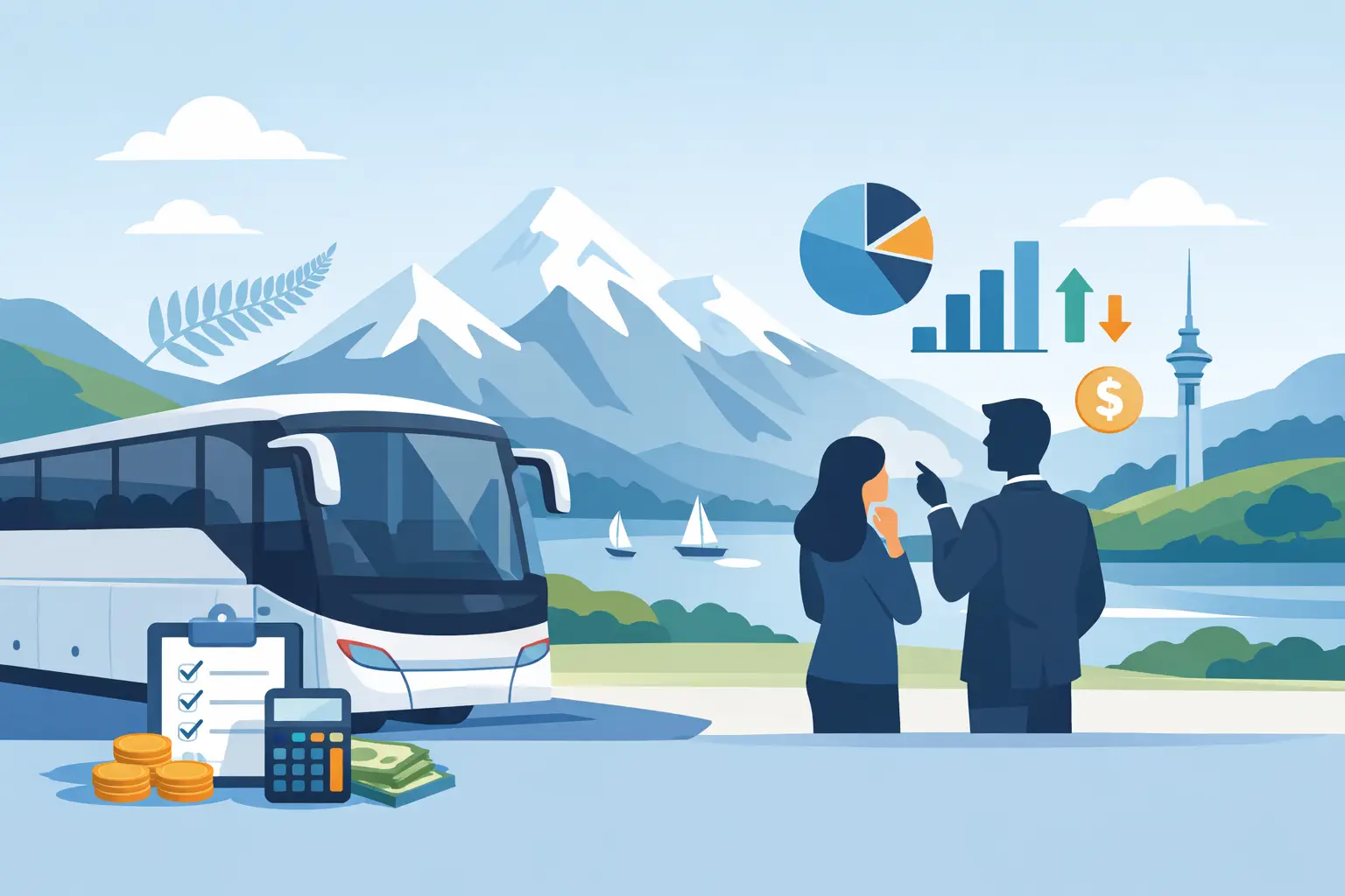 Read more about the article How Much Does Coach Hire Cost in New Zealand?