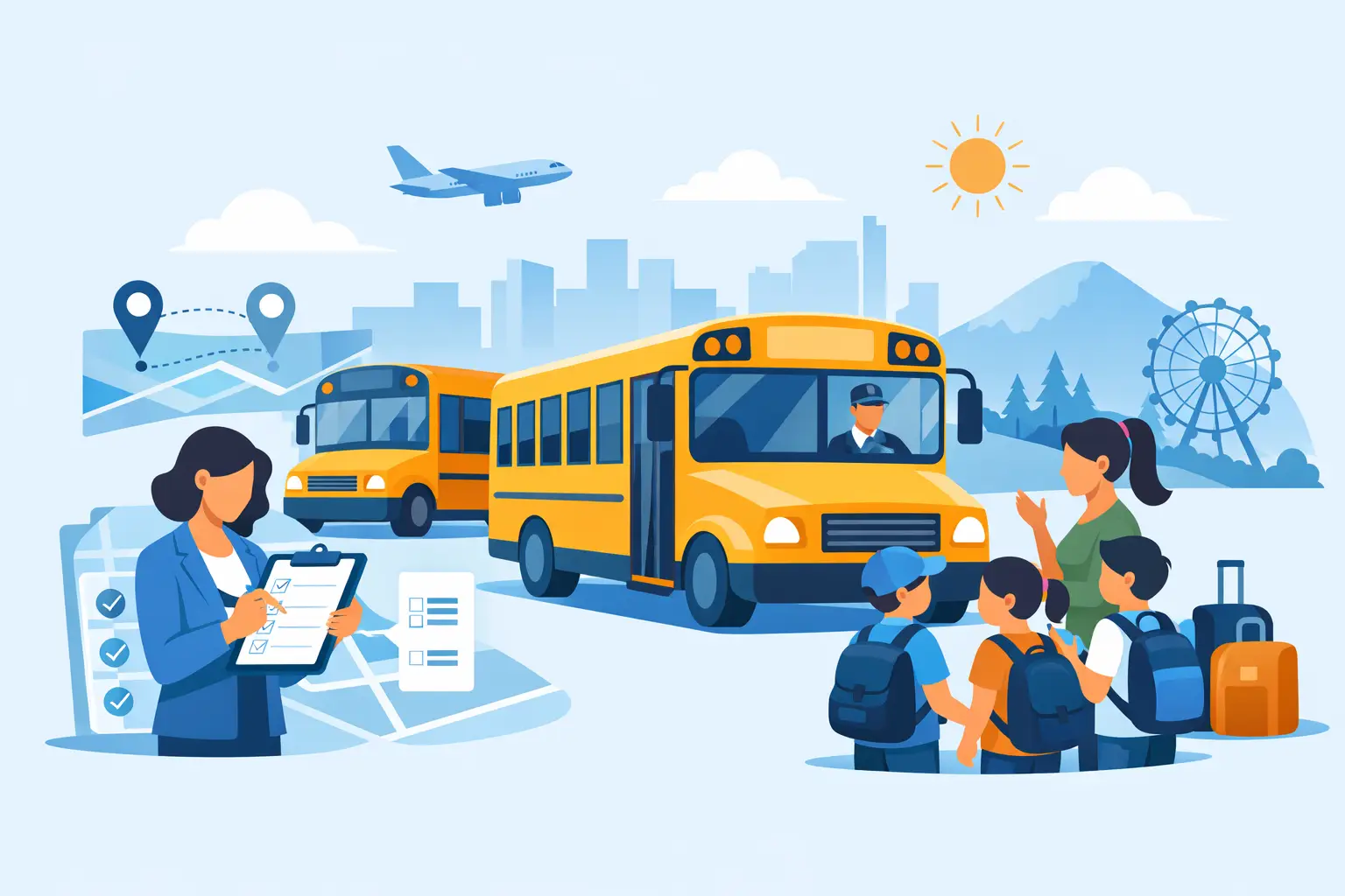 Read more about the article How to Organise School Excursion Buses