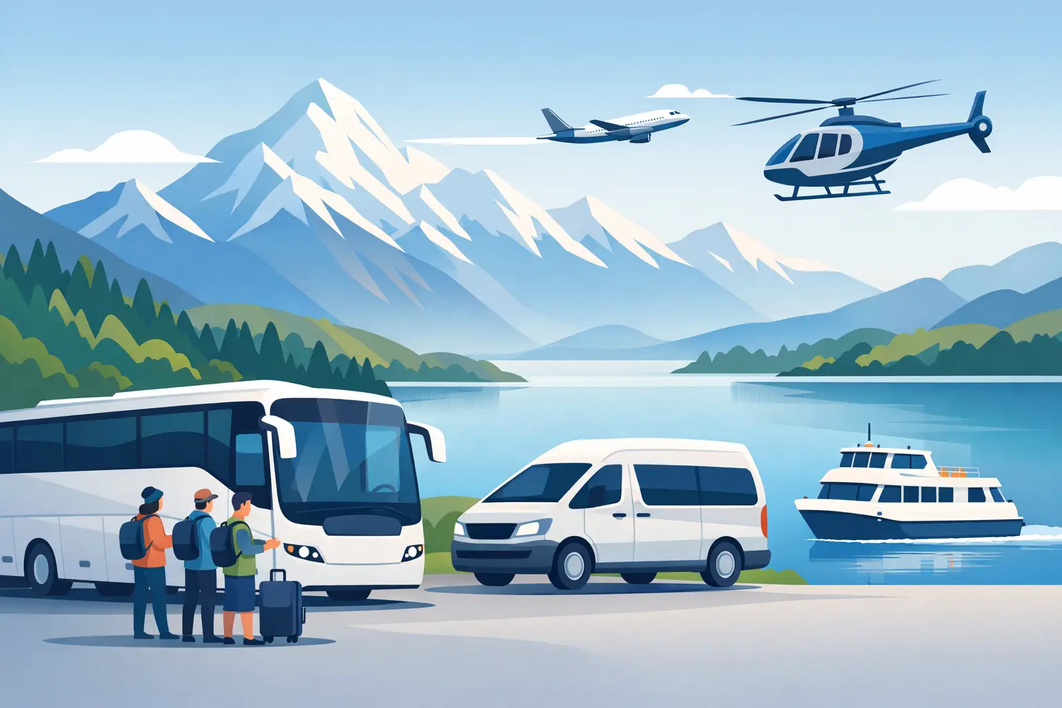 Read more about the article South Island Tour Transport Guide for Groups